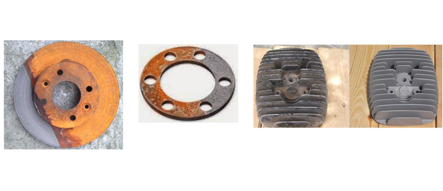 Limpieza de piezas métalicas